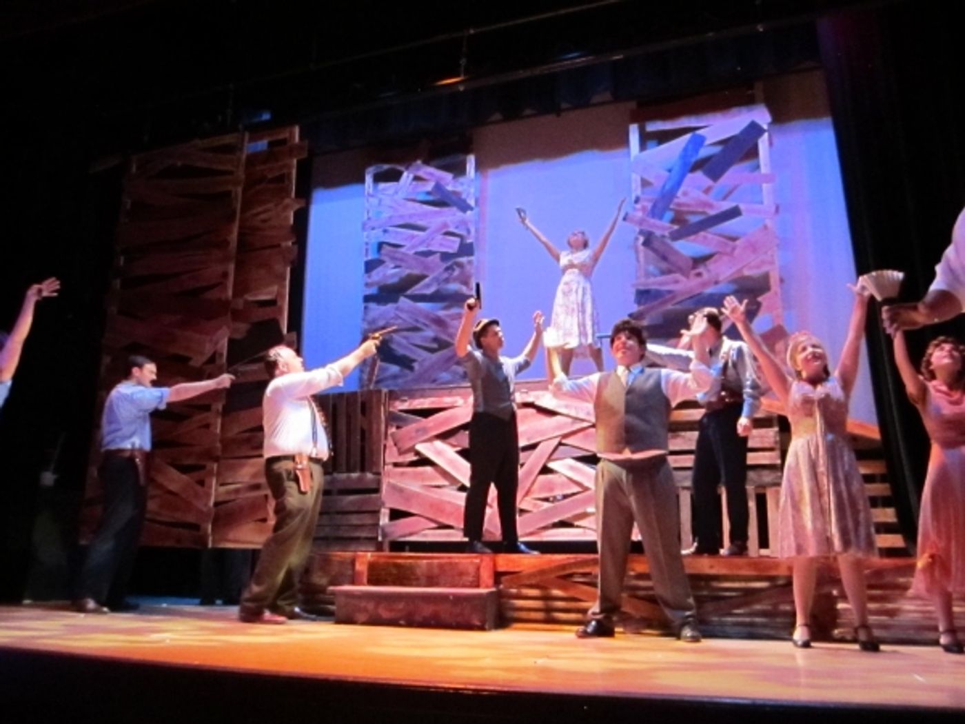 Photo Flash: First Look at Michael Schluter, Noelle Pedersen and More in Up in Lights' BONNIE & CLYDE  Image