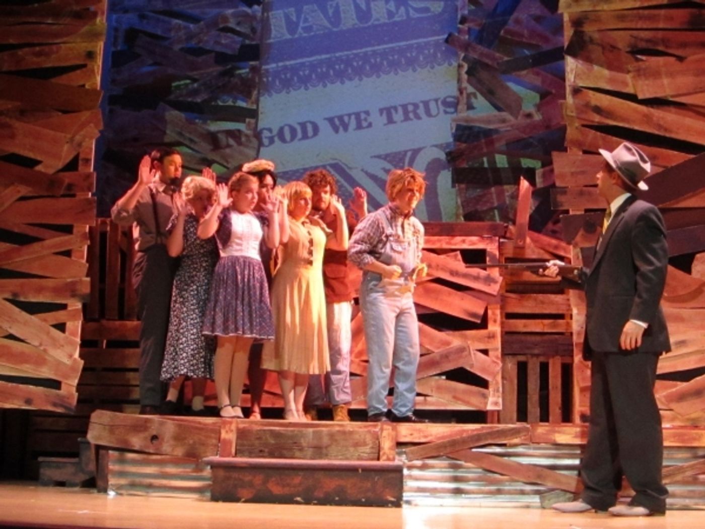 Photo Flash: First Look at Michael Schluter, Noelle Pedersen and More in Up in Lights' BONNIE & CLYDE  Image