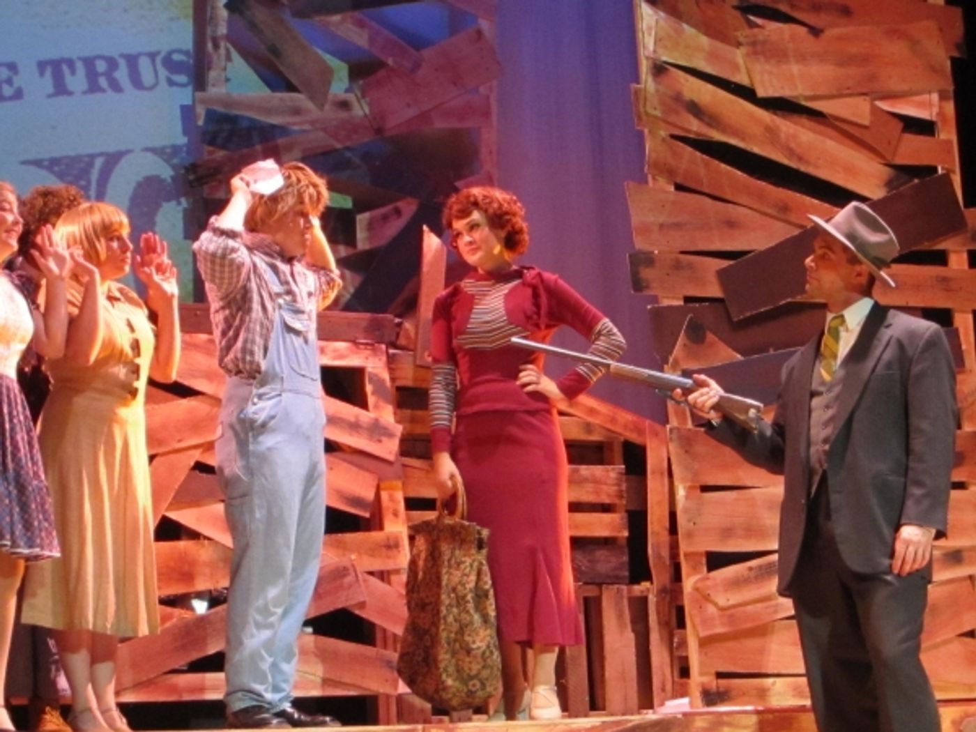 Photo Flash: First Look at Michael Schluter, Noelle Pedersen and More in Up in Lights' BONNIE & CLYDE  Image