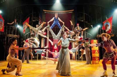 Christopher Fitzgerald, Tamsin Carroll and cast Photo