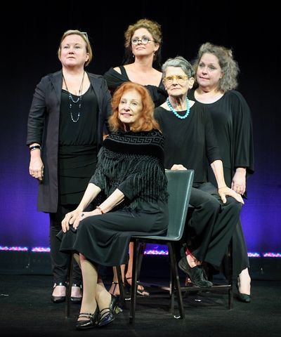 Seated: Janet Shea and Mary Louise Wilson Standing:  Tracey Collins, Lara Grice, Clar Photo