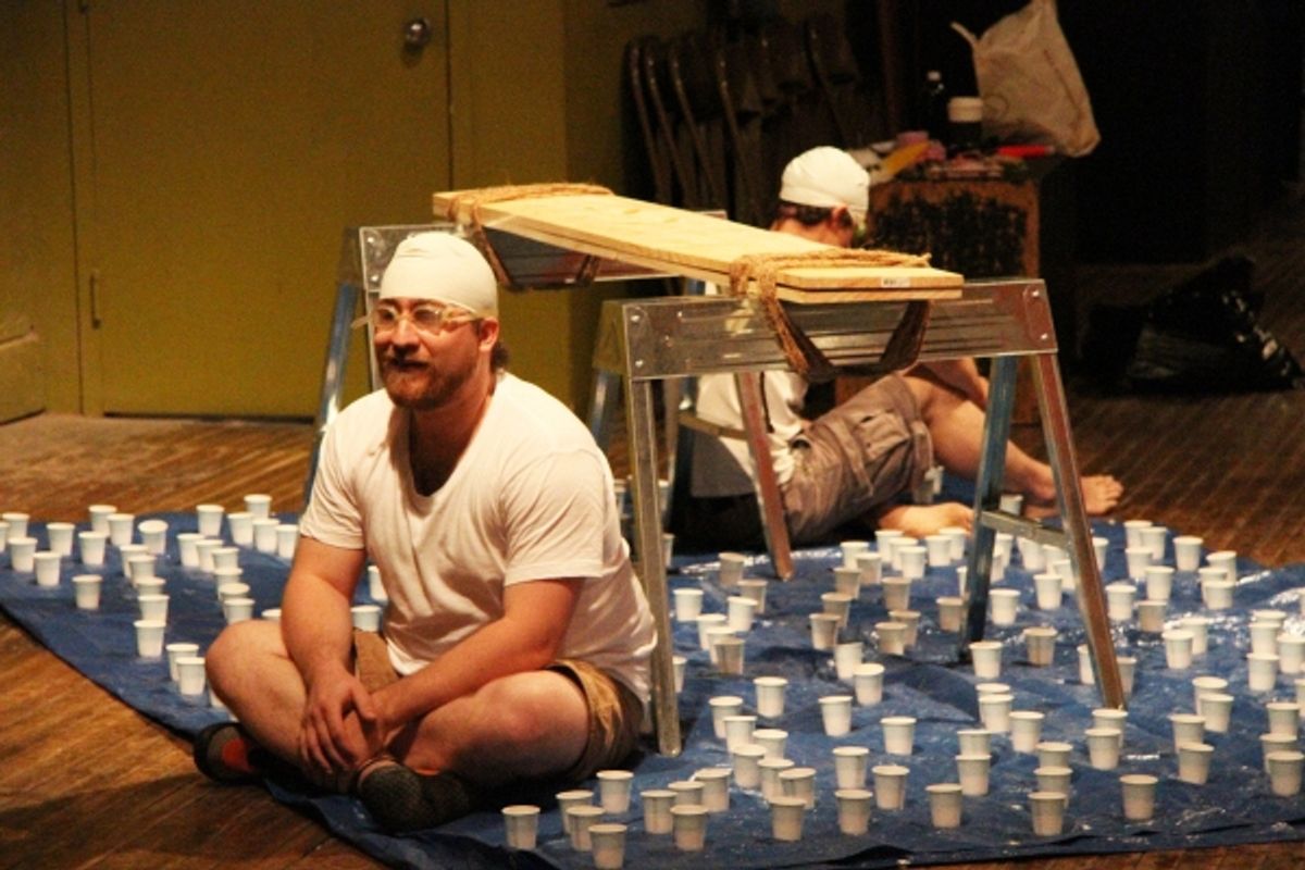 Logan Connor and Clifton Frei in Plank by John Greiner-Ferris, directed by Chris Zdenek. at 