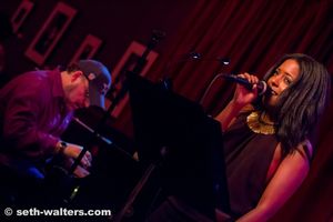 Frank Wildhorn and Adrienne Warren @ BroadwayWorld Frank Wildhorn and Adrienne Warren Photo