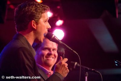 Stark Sands and John Treacy Egan Photo