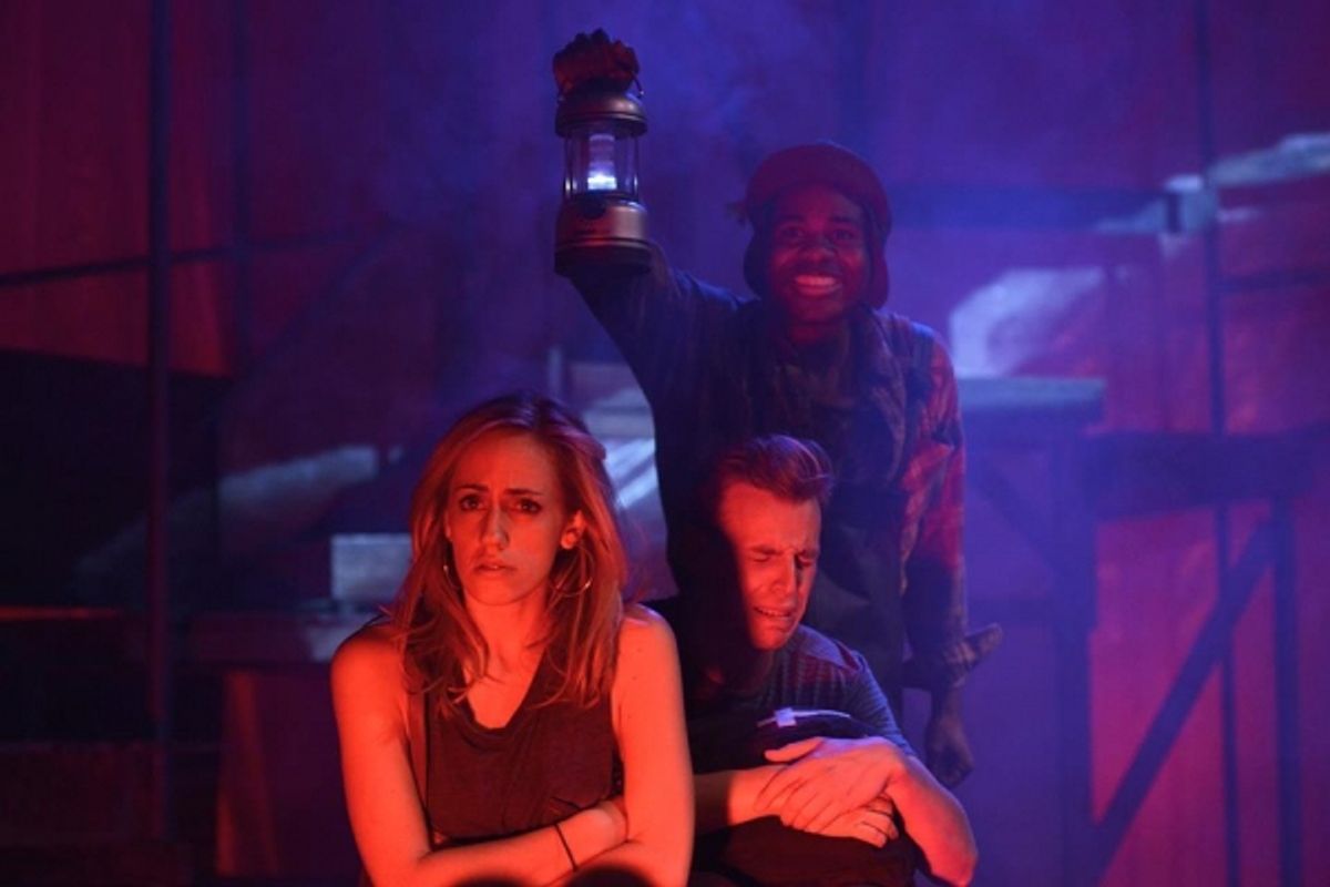 Zibby Allen, Larvell Hood (rear), Marco Naggar. at 