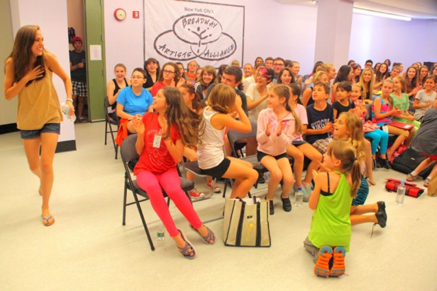 Photo Flash: Laura Osnes Stops by Broadway Artists Alliance's Summer Intensive Classes  Image