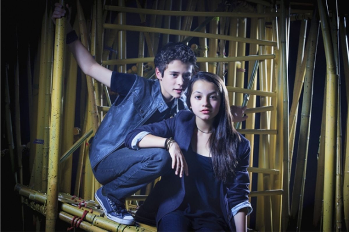 GRANT VENABLE (Peter), ISABELA MONER (Wendy) at 