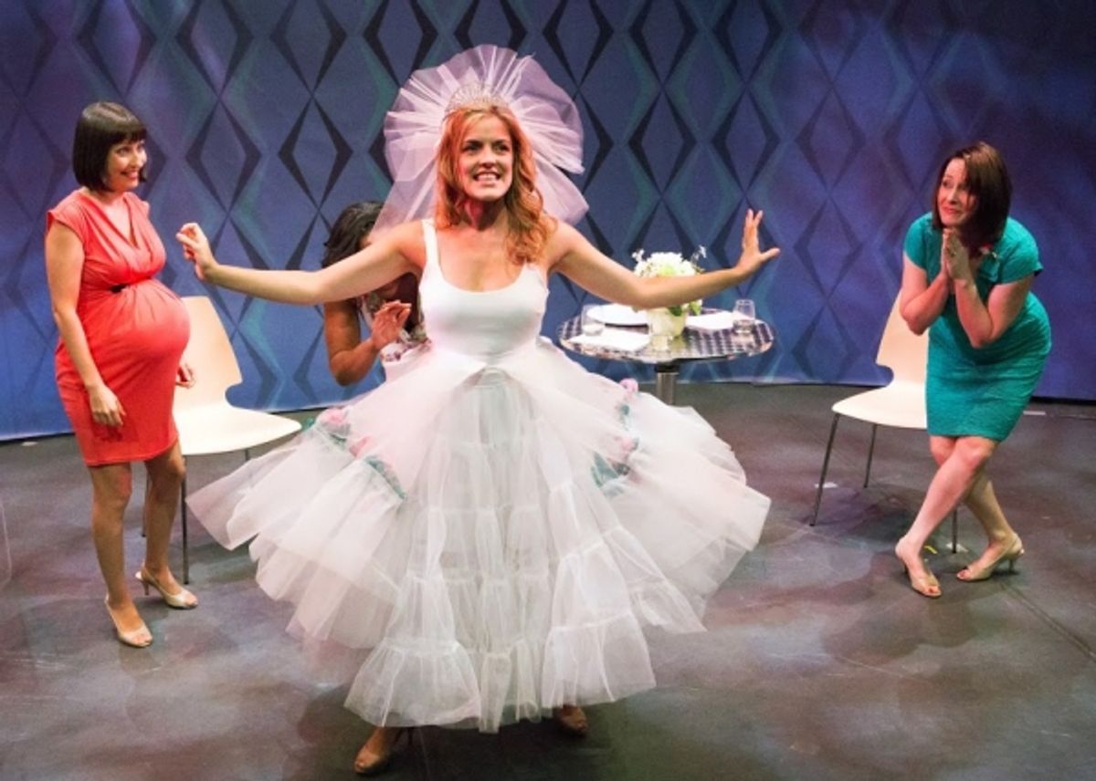 Vanessa Lemonides, Mollie Vogt-Welch, Happy McPartlin at MOTHER, WIFE AND THE COMPLICATED LIFE at NYMF, Now Playing Through 7/27