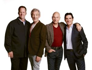 SHULER HENSLEY, IAN MCKELLAN, PATRICK STEWART, BILLY CRUDUP Photo