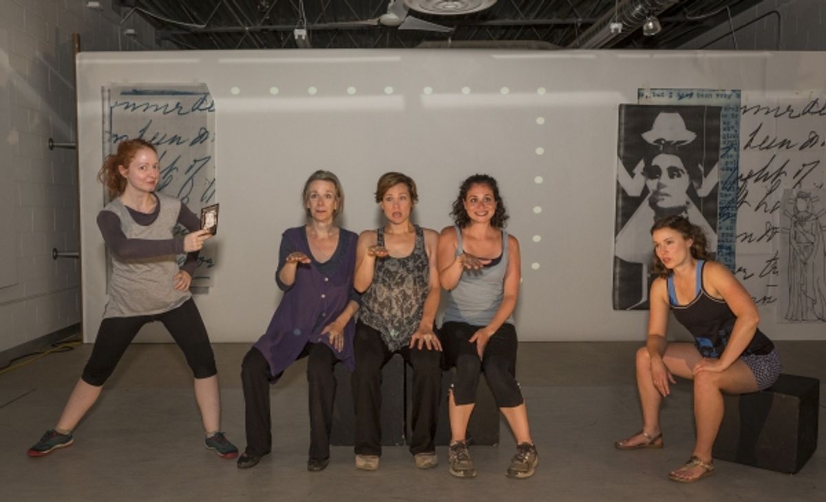 Elizabeth Stromsness, Maggie Low, Liz Douglas, Rachel Evans, and Courtney Brown at 