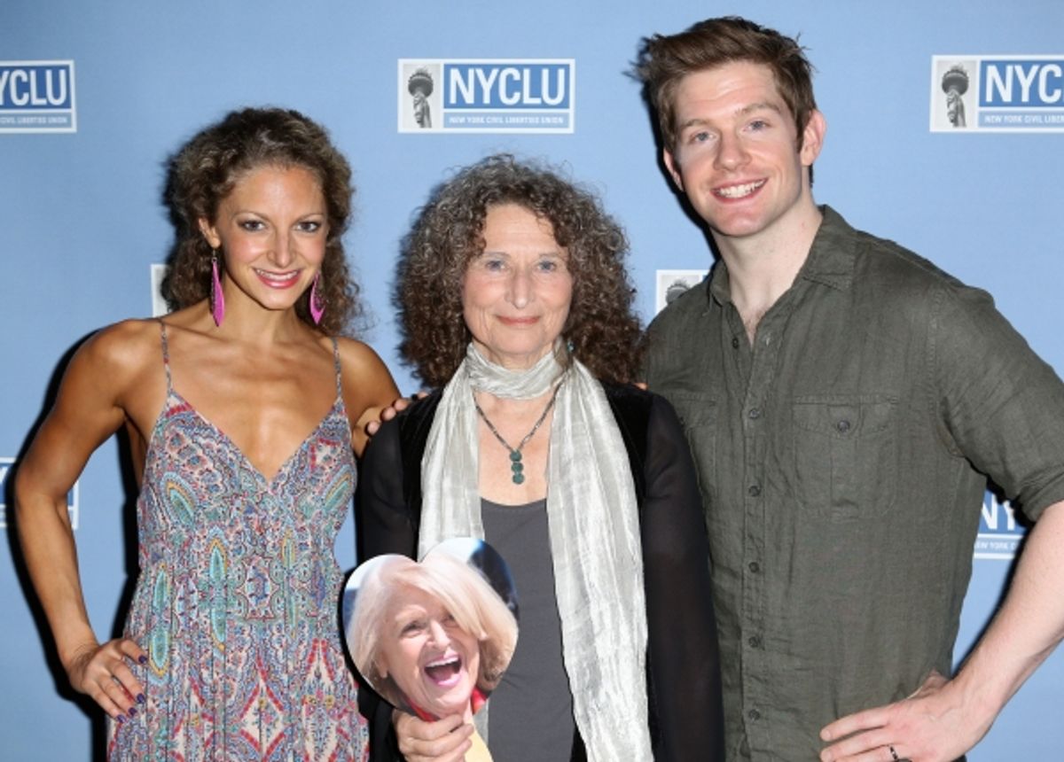 Lauren Molina, Donna Lieberman and Rory O''Malley at 