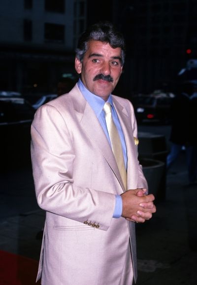 Dennis Farina photographed in New York City in 1990.  Photo