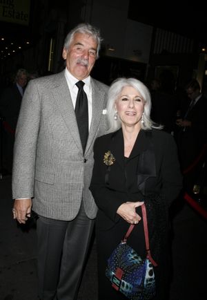 Dennis Farina & Jamie deRoy arriving for the Opening Night Performance of Arthur Mill Photo