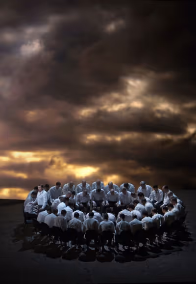 A scene from Act I of Wagner''s ''Parsifal.''  Photo