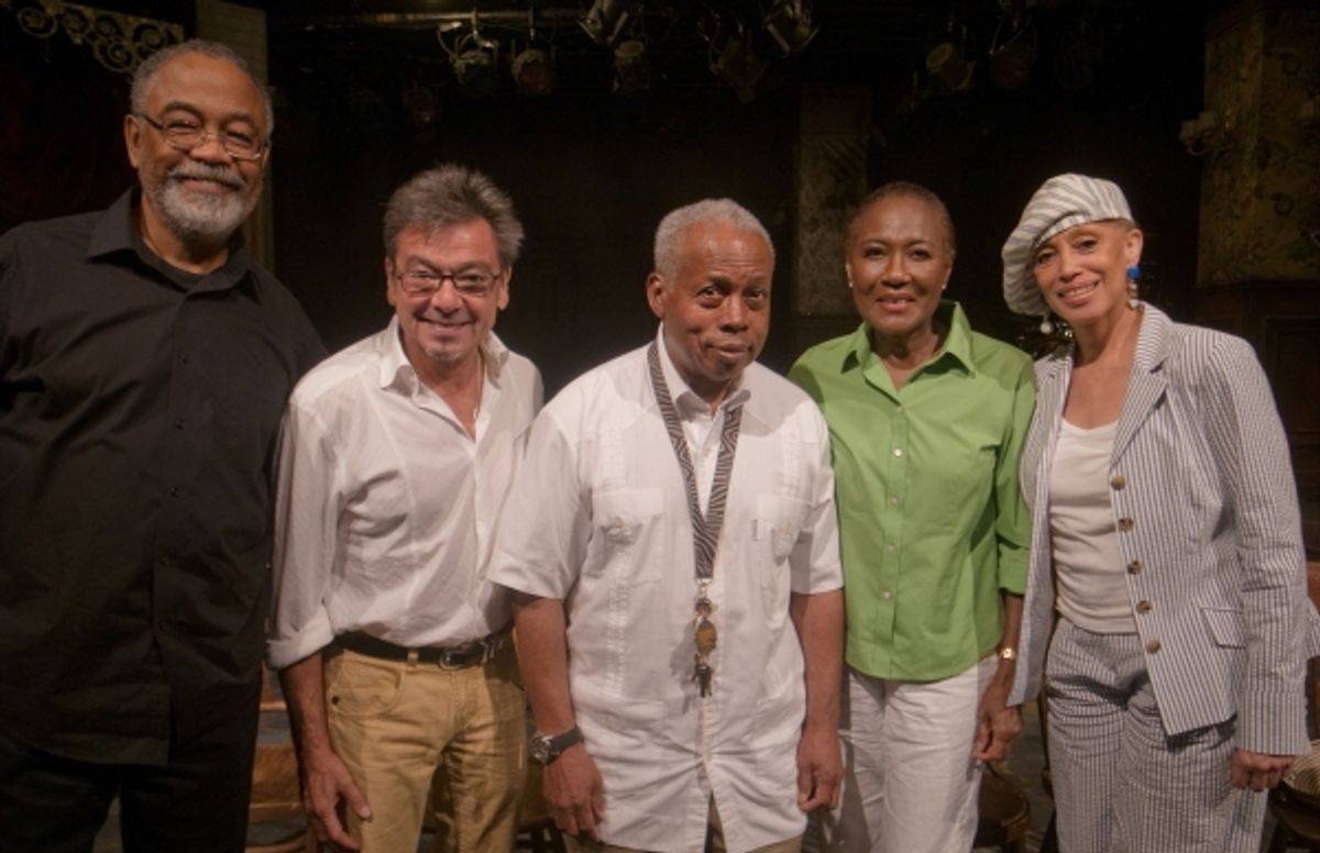 William Foster McDaniel,  Bill Castellino, Ed Bullins, Ernestine Jackson and Mercedes Ellington at 