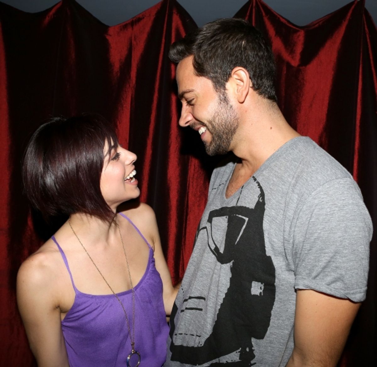 Krysta Rodriguez & Zachary Levi at 