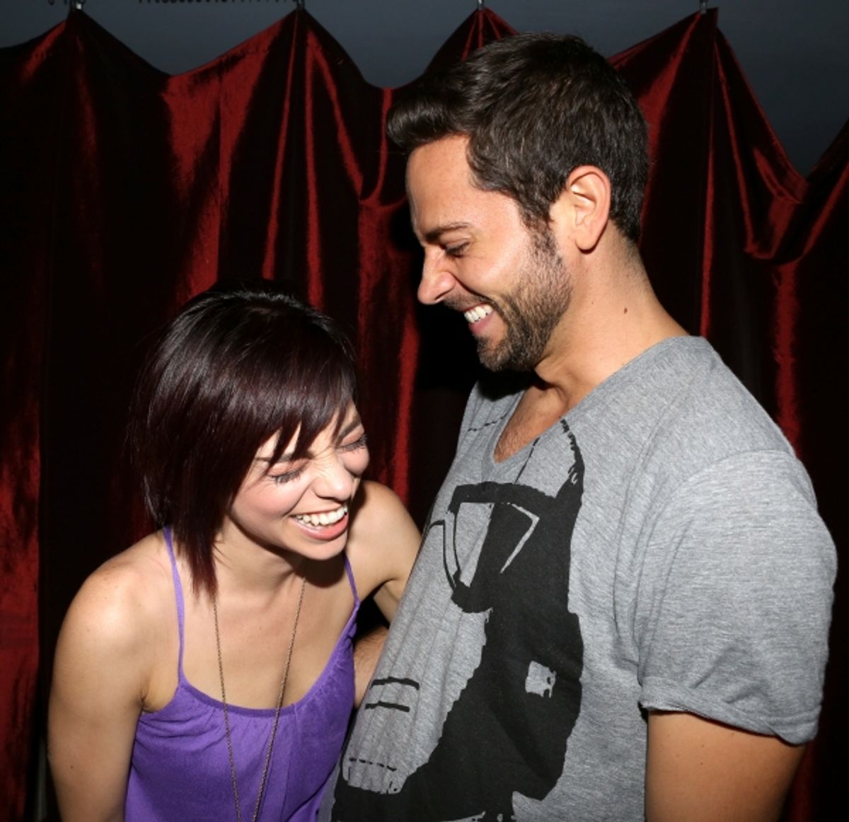 Krysta Rodriguez & Zachary Levi at 