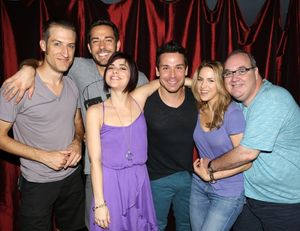 Bryce Rhyness, Zachary Levi, Krysta Rodriguez, Kristoffer Cusick, Sara Chase and Blak Photo