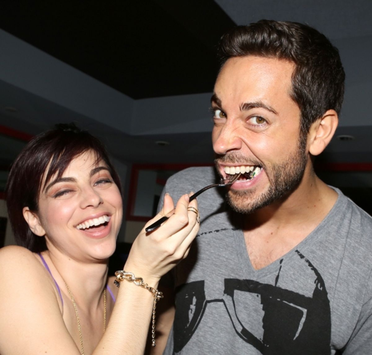 Krysta Rodriguez & Zachary Levi at 