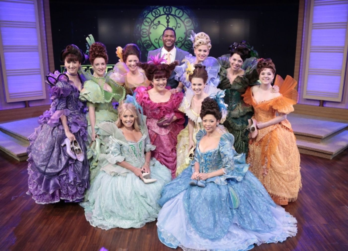 Photo Flash: Cast of CINDERELLA Stops by LIVE WITH KELLY AND MICHAEL  Image