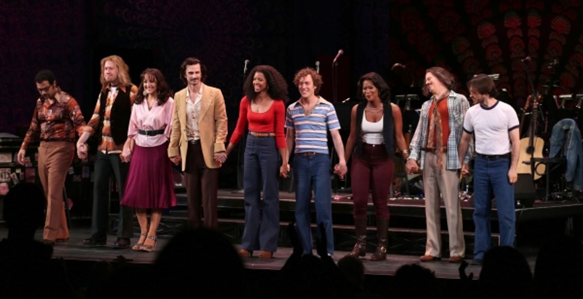 George Farmer, Chris Fenwick, Jennifer Sanchez, Frederick Weller, Renee Elise Goldsberry, Jason Rabinowitz, Christina Sajous, Alec Berlin and Damien Bassman at 