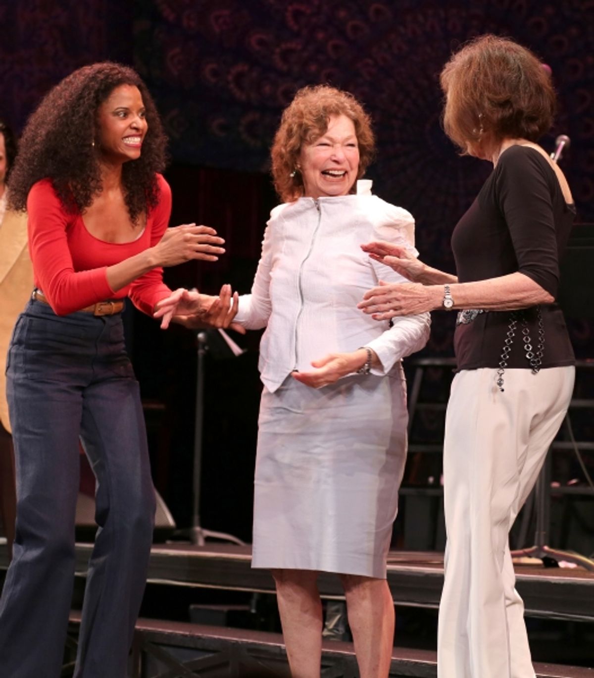 Renee Elise Goldsberry, Gretchen Cryer and Nancy Ford  at 