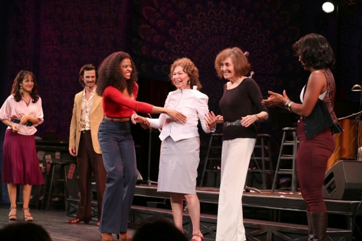 Jennifer Sanchez, Frederick Weller, Renee Elise Goldsberry, Gretchen Cryer, Nancy Ford and Christina Sajous  at 