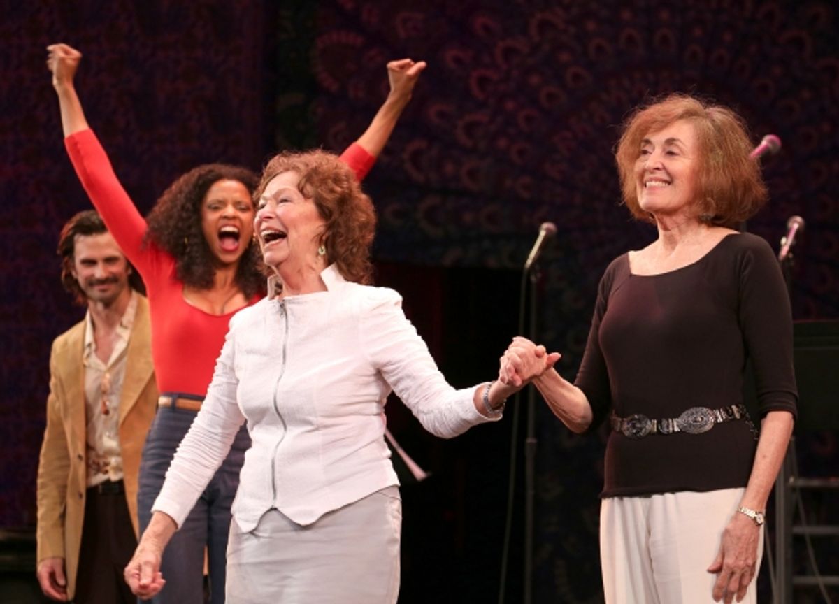 Frederick Weller, Renee Elise Goldsberry, Gretchen Cryer and Nancy Ford  at 