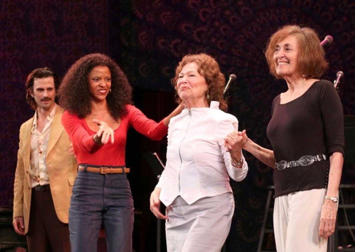 Jennifer Sanchez, Frederick Weller, Renee Elise Goldsberry, Gretchen Cryer, Nancy Ford and Christina Sajous  at 