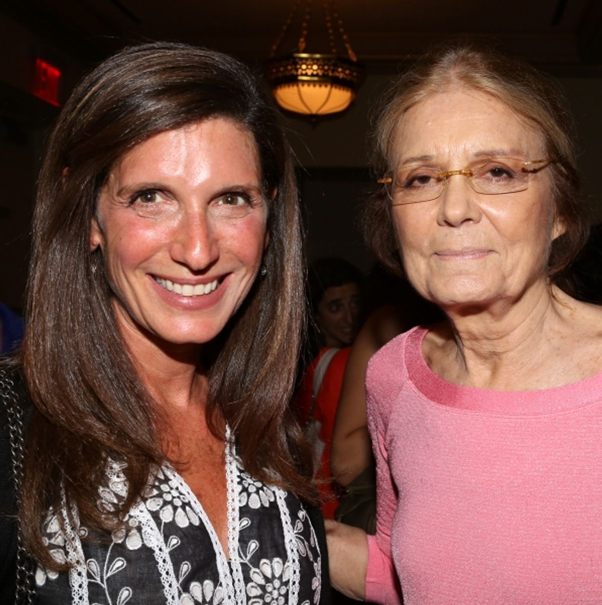 Stacey Mindich and Gloria Steinem  at 