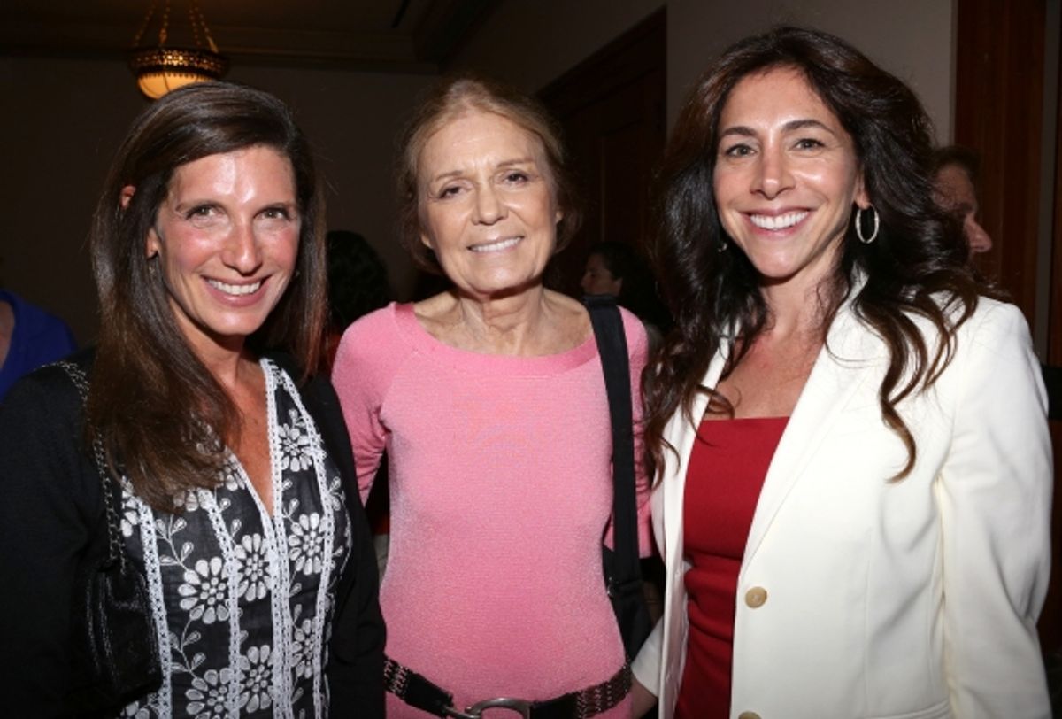 Stacey Mindich, Gloria Steinem and Stacy Bash-Polley  at 