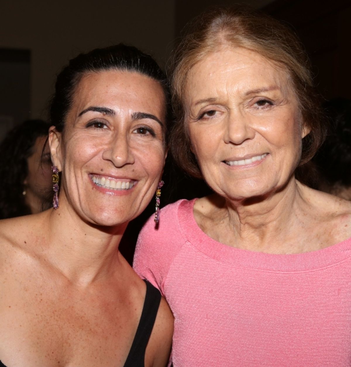 Jeanine Tesori and Gloria Steinem  at 