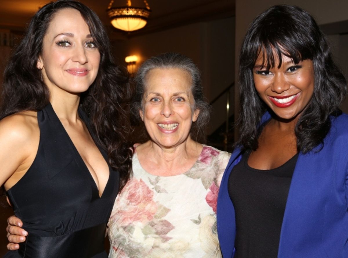 Jennifer Sanchez, Betty Aberlin and Christina Sajous  at 