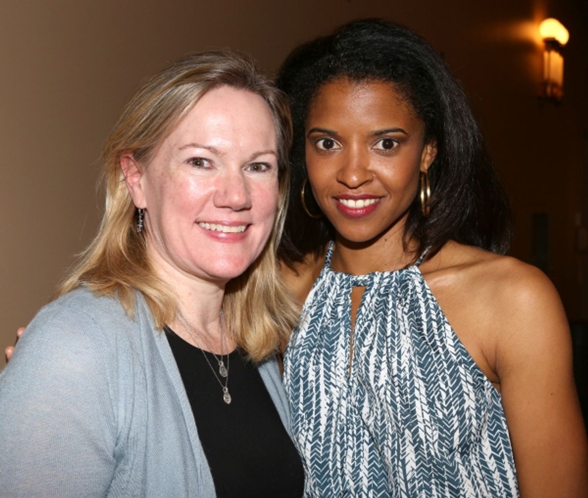 Kathleen Marshall and Renee Elise Goldsberry  at 