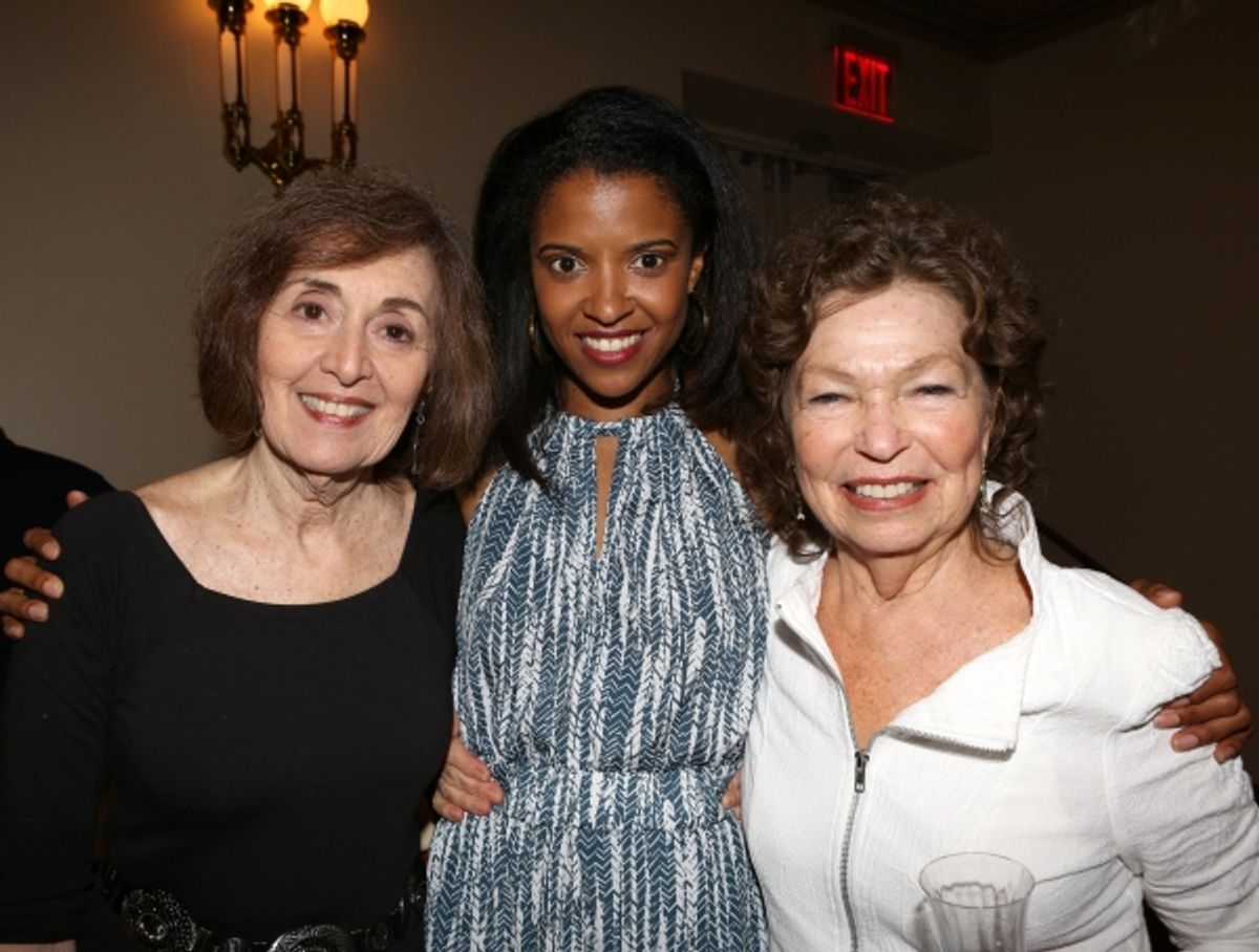 Nancy Ford, Renee Elise Goldsberry and Gretchen Cryer at 