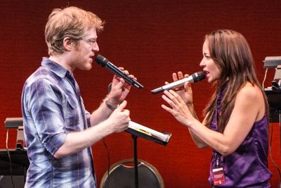 Anthony Rapp, Karmine Alers Photo