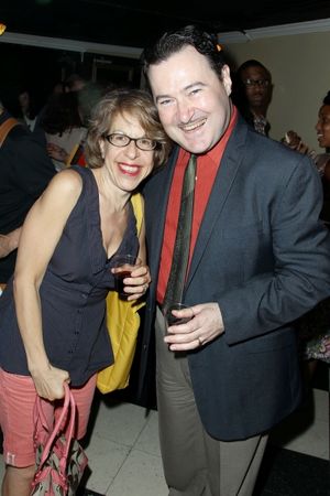 JACKIE HOFFMAN, ALLEN LEWIS RICKMAN Photo