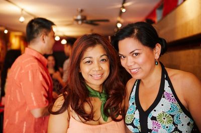 ABS-CBN Producer Monette Rivera and Melody Butiu, who plays Estrella in HERE LIES LOV Photo