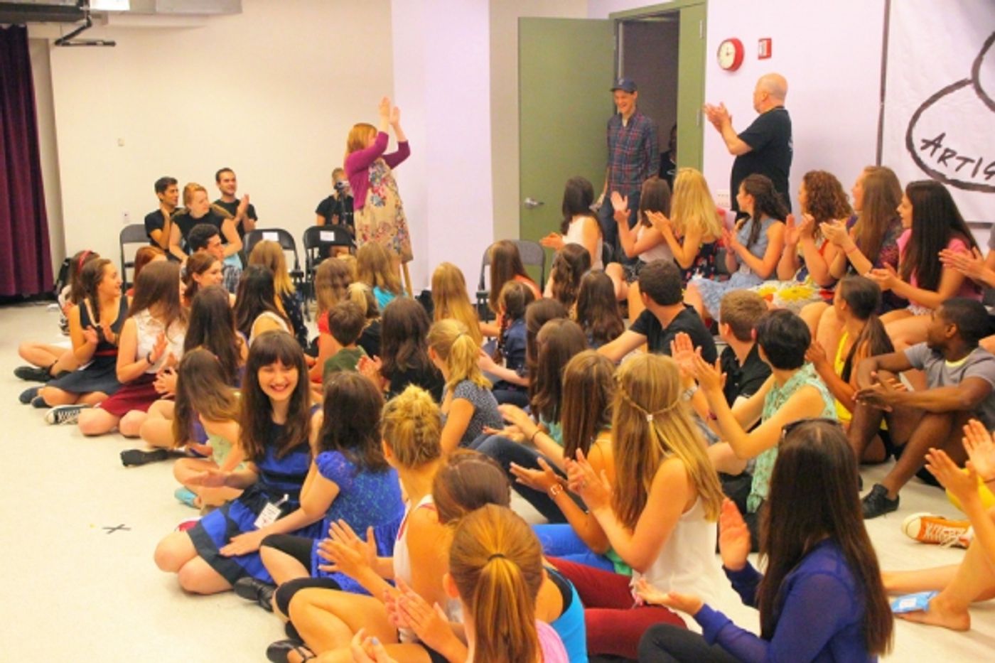 Photo Flash: MATILDA's Gabriel Ebert Visits Broadway Artists Alliance  Image