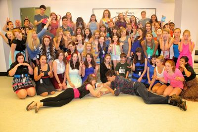 Gabriel Ebert, Emma Howard, and the students of Broadway Artists Alliance Photo