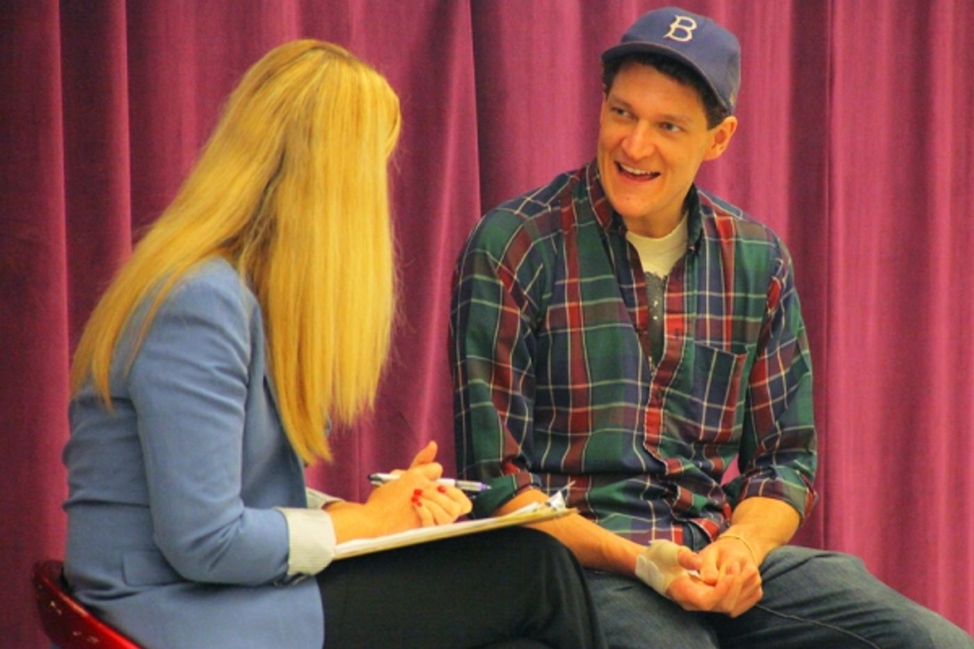 Photo Flash: MATILDA's Gabriel Ebert Visits Broadway Artists Alliance  Image