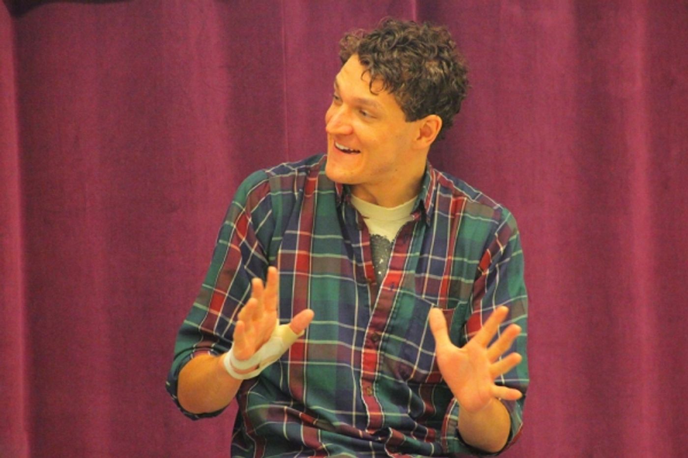 Photo Flash: MATILDA's Gabriel Ebert Visits Broadway Artists Alliance  Image