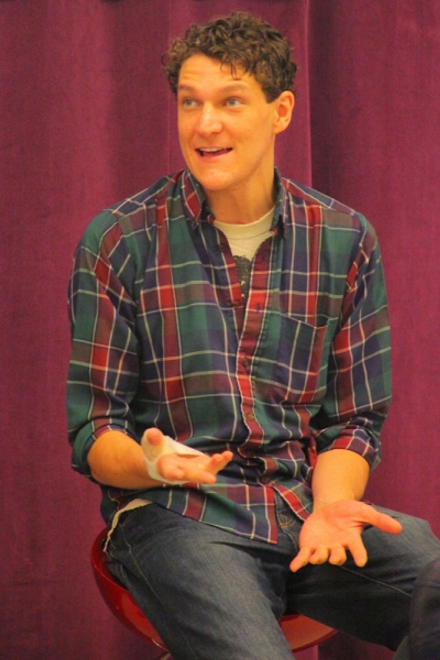 Photo Flash: MATILDA's Gabriel Ebert Visits Broadway Artists Alliance  Image