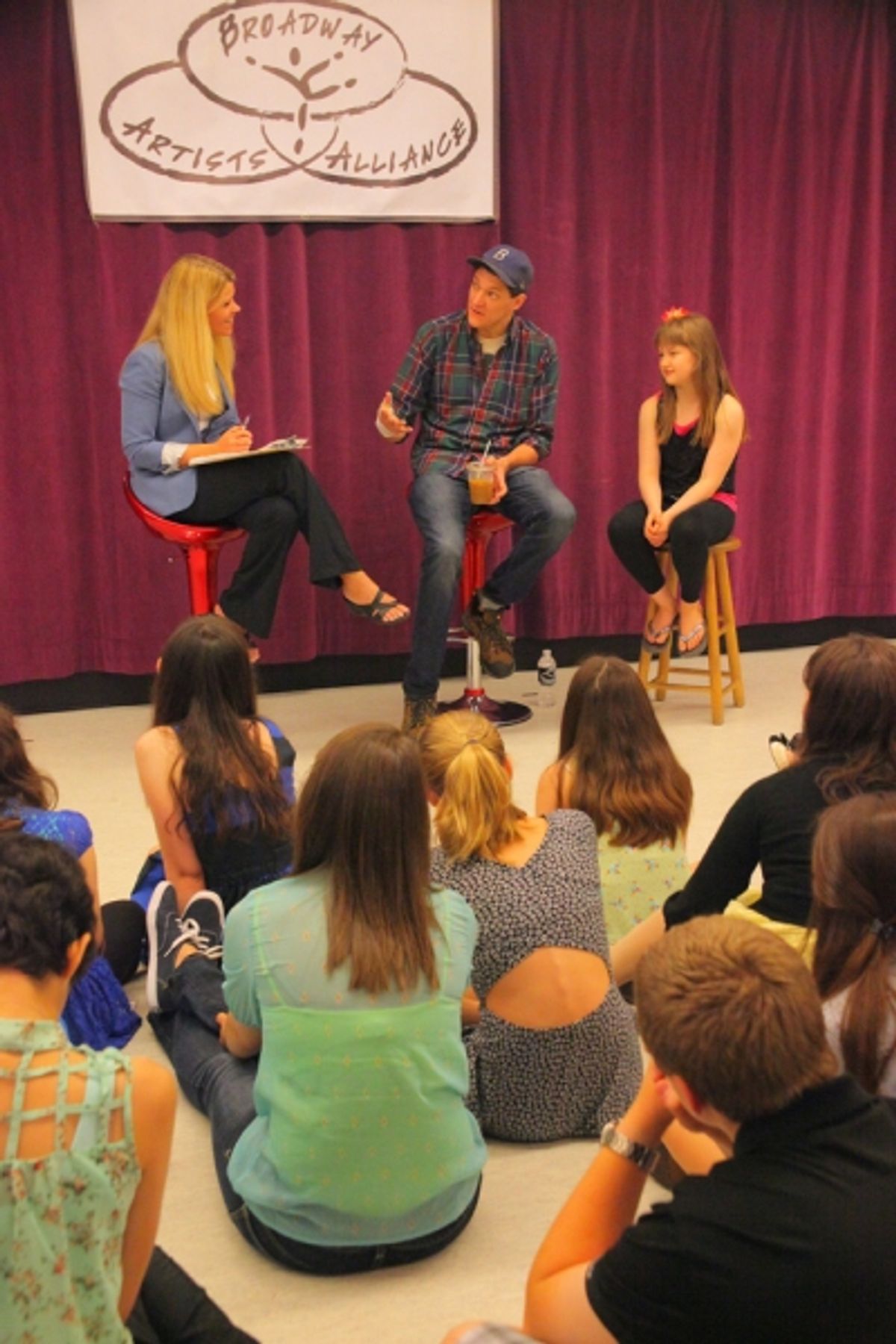 Jennifer Johns, Gabriel Ebert, and Emma Howard at 