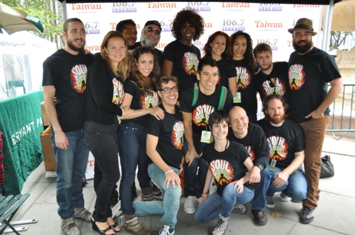 The Cast of Soul Doctor-Eric Anderson, Dianna Barger, Richard Cerato,  Maria Conti, Alex Frohlinger, Amber Iman, Abdur-Rahim Jackson, Dillon Kondor, Afra Hines, Ron Orbach, Ian Paget, Heather Parcells, JC Schuster, Eric Stockton at 