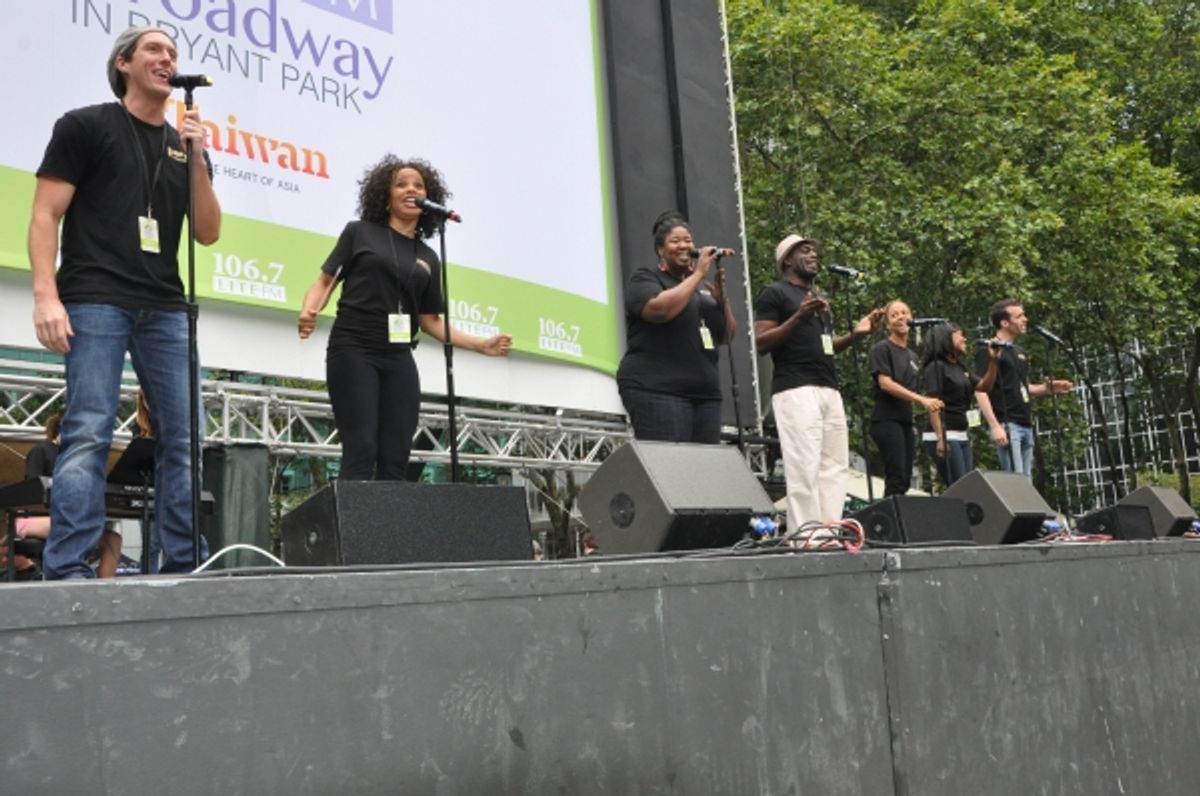 The Cast of Storyville-Clifton Samuels, Debra Walton, NaTasha Yvette Williams, Michael Leonard James, Dameka Hayes, Karen Burthwright and Cory Bretsch at 