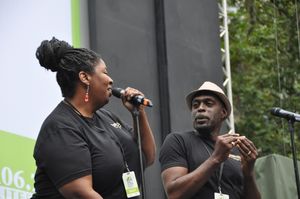 Natasha Yvette Williams and Michael Leonard James @ BroadwayWorld Natasha Yvette Williams and Michael Leonard James Photo