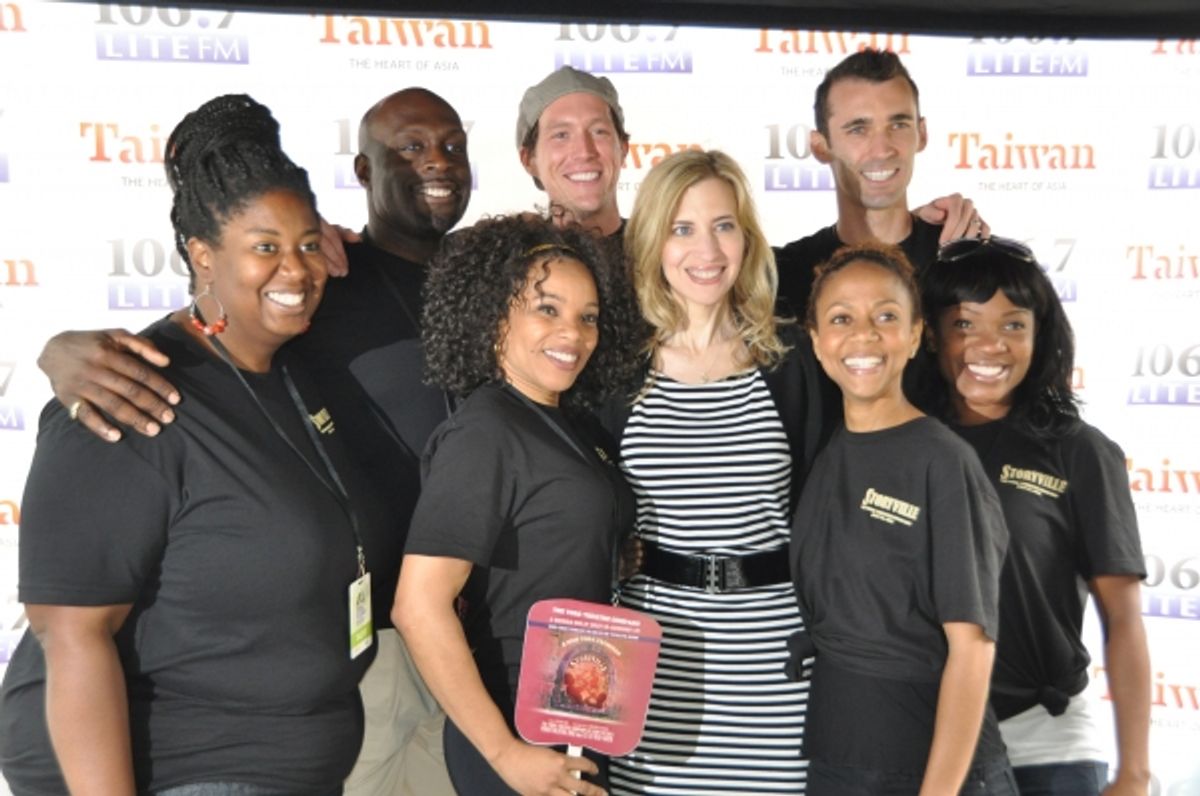 Christine Nagy joins The Cast of Storyville-Clifton Samuels, Debra Walton, NaTasha Yvette Williams, Michael Leonard James, Dameka Hayes, Karen Burthwright and Cory Bretsch at 