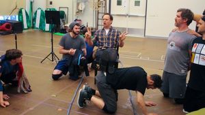 John Sanders and the cast @ BroadwayWorld John Sanders and the cast Photo