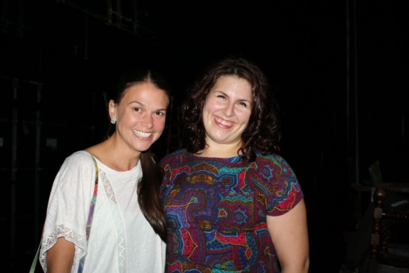 Photo Flash: Sutton Foster Visits SISTER ACT at the Pantages  Image